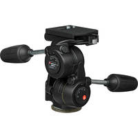 Manfrotto 808RC4 3-Way Pan/Tilt Head with RC4 Quick Release - Supports 17.6 lb (8kg)