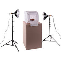 Impact Two-Light Fluorescent Digital Light Shed Kit - Medium