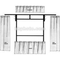 The Screen Works Trim Kit for the E-Z Fold 4'6"x6'2" Projection Screen (Burgundy)