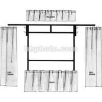 The Screen Works Trim Kit for the E-Z Fold 5'4"x7'10" Projection Screen (Burgundy)