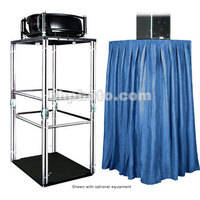 The Screen Works E-Z Fold Equipment Tower Kit - Velaire/Blue