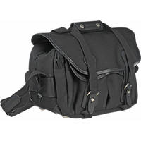 Billingham 225 Shoulder Bag (Black with Black Leather Trim)