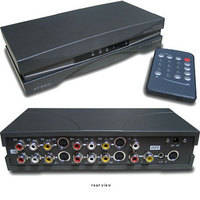 RF-Link AVS-41i - Switcher A/V 4x1 com Controle Remoto e S-Video