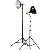 Impact Tungsten Two-Floodlight Kit with 6' Stands