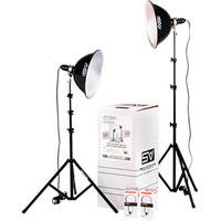 Smith-Victor KT1000U 2-Light 1000 Watt Intermediate Thrifty Umbrella Kit