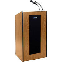 AmpliVox Sound Systems Wireless Presidential Plus Lectern System Medium Oak