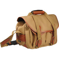 Billingham 225 Shoulder Bag (Khaki with Tan Leather Trim)