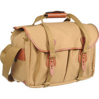 Billingham 445 Shoulder Bag (Khaki with Tan Leather Trim)