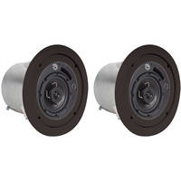 Atlas Sound FAP42TB 4" 2-Way Weather Resistant Speaker System (Black)