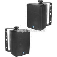 Atlas Sound SM42T-B - Two-Way Weather-Resistant Surface Speaker (Pair, Black)