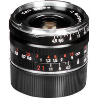 Zeiss Super Wide Angle 21mm f/4.5 C Biogon T* ZM Manual Focus Lens - Black