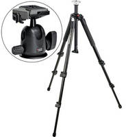 Manfrotto 055XB Tripod Legs Kit (Black) with 496RC2 Compact Ballhead