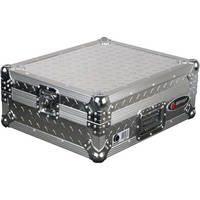 Odyssey Innovative Designs FTTDIA Flight-Zone Turntable Case (Textured Silver))
