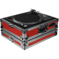 Odyssey Innovative Designs FTTX Flight-Style Turntable Case (Red)