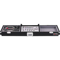 Odyssey Innovative Designs CDJ19P Pro Carpeted Turntable Coffin Case (Black)