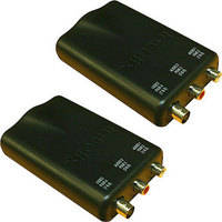 Intelix AVO-V1A2-F Stereo Audio and Composite Video CAT-5 Balun (Pair)