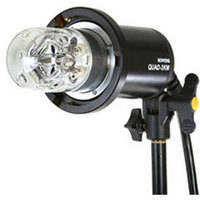 Bowens Quad 3KM Mini Flash  Head with UV Corrected Dome