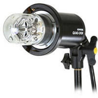 Bowens Quad 3KM Mini Flash  Head with Frosted Dome