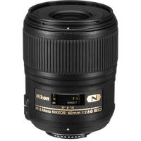 Nikon AF-S Micro-Nikkor 60mm f/2.8G ED Macro Autofocus Lens