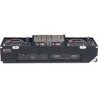 Odyssey Innovative Designs CDJ1906W Carpeted DJ Turntable Coffin Case (Black)