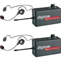 Eartec 2 Digicom Communication Radios w/ Cyber Headsets
