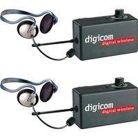 Eartec 2 Digicom Communication Radios w/ Monarch Headsets