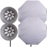 Interfit Super Cool-lite 9 Two Light Fluorescent Octobox Kit (110-120VAC)