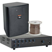 JBL Basic Single-Zone, 70V Wall Mount Sound System for up to 1,000 sq ft.