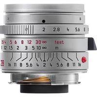 Leica Wide Angle 28mm f/2.0 Summicron Aspherical M Manual Focus Lens - Silver