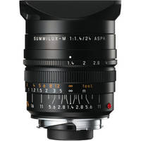 Leica 24mm f/1.4 Summilux-M Aspherical Manual Focus Lens - Black