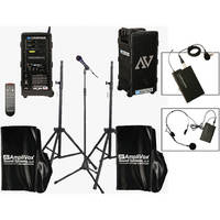 AmpliVox Sound Systems B9154-HSL Platinum Digital Audio Travel Partner Package