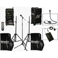 AmpliVox Sound Systems B9154-LC Platinum Digital Audio Travel Partner Package
