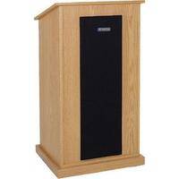 AmpliVox Sound Systems S470-LO Riverwoods Chancellor Lectern (Light Oak)