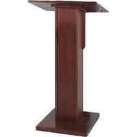 AmpliVox Sound Systems Elite Pedestal Lectern (Mahogany)