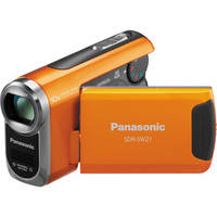 Panasonic SDR-SW21 Waterproof SD Card Camcorder (Orange)