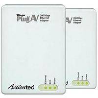 Actiontec MegaPlug AV 200Mbps Ethernet Adapter Kit