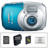 Canon PowerShot D10 Digital Camera with Deluxe Accessory Kit