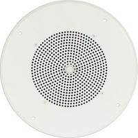 Bogen Communications Ceiling Speaker Assembly with S810 8" Cone , Recessed Volume Control & Screw-Terminal Bridge  (Bright White)
