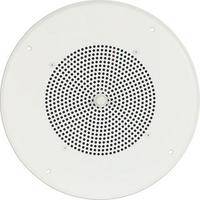 Bogen Communications Ceiling Speaker Assembly with S86 8" Cone , Recessed Volume Control & Screw Terminal Bridge  (Bright White)