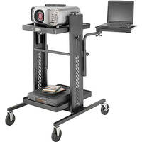 Advance PIXMate APT2-42 Projector Table w/ 8 x 24 x 12" Adjustable Shelf