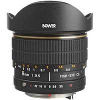 Bower SLY  358P 8mm f/3.5 Fisheye Lens For Pentax  APS-C Cameras