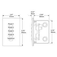 ETC 7024A1002 5-Button SmartLink Control Station