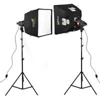 Impact Qualite 300 Focusing Flood 2 Light Soft Kit (120VAC)