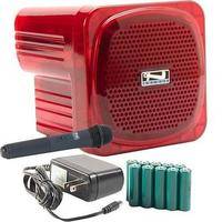 Anchor Audio AN-Mini Deluxe Package (Red) - PA w/ Wireless Handheld Mic & Recharge Kit