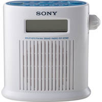 Sony ICF-S79W Weather Band Digital Shower Radio