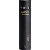 Audix M1250B-HC Miniature Condenser Microphone with 25-foot Cable (Hypercardioid) (Black)