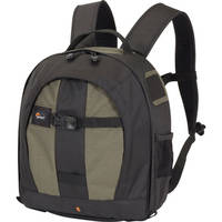 Lowepro Pro Runner 200 AW Backpack (Black and Pine Green)