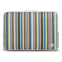 be.ez La robe Allure Laptop Sleeve (Colored Stripes and Light Gray)