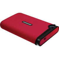 Transcend 500GB StoreJet 25M Portable Hard Drive (Red)
