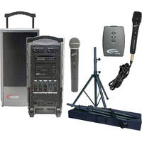 Califone PA919D Integrated Portable PA System with 900MHz Wireless Mic Receiver